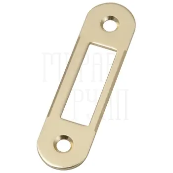 Ответная планка AGB узкая без язычка (для тихого замка Evolution и дверей с наплавом) золото