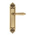 Дверная ручка Venezia 'CASTELLO' на планке PL96, французское золото
