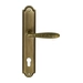 Дверная ручка Extreza "VIGO" (Виго) 324 на планке PL03, матовая бронза (cyl)