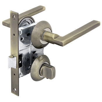 Комплект для двери Фабрика замков FZ SET 01L 170 BK античная бронза