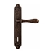 Дверная ручка на планке Melodia 294/158 'Beta', античная бронза (key)