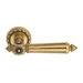 Дверная ручка на розетке Venezia "CASTELLO" D2, французское золото