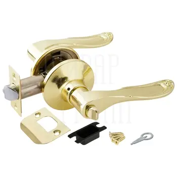 Дверная ручка-защелка Punto (Пунто) DK630 (фик.) золото
