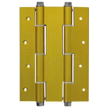 Двойная пружинная(барная) петля Amig 3035 180x133x4 (алюм.) матовое золото