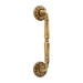 Ручка дверная скоба Extreza "Petra" (Петра) 250 мм (205 мм) на круглых розетках R04, матовая бронза