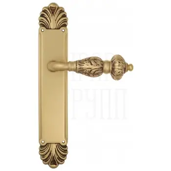 Дверная ручка Venezia 'LUCRECIA' на планке PL87 французское золото 