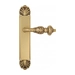 Дверная ручка Venezia "LUCRECIA" на планке PL87, французское золото 