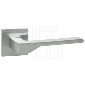 Дверная ручка Ajax (Аякс) на квадратной розетке 'CLEVER' JS хром