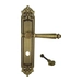 Дверная ручка Extreza "VERONIKA" (Вероника) 325 на планке PL02, матовая бронза (WC)