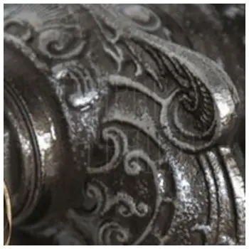 Ретро радиатор чугунный Iron Lion 'Azalia' 950 1 Секция Состаренное серебро