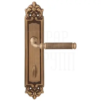 Дверная ручка на планке Melodia 290/229 Ranja матовая бронза (wc)