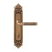 Дверная ручка на планке Melodia 290/229 Ranja, матовая бронза (wc)