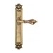 Дверная ручка Venezia "FLORENCE" на планке PL97, французское золото