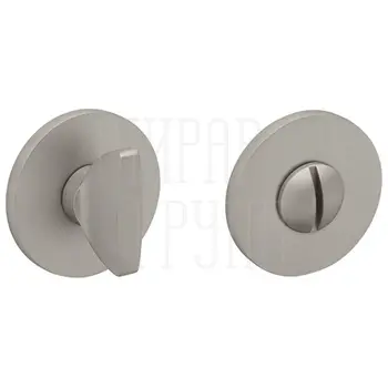 Фиксатор санузловый на тонкой круглой розетке Tupai 4041 R 5S никель