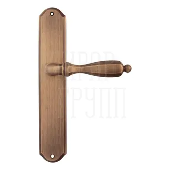 Дверная ручка на планке Melodia 298/131 'Camilla' матовая бронза