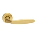 Дверные ручки на розетке Morelli Luxury 'Derby', матовое золото