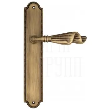 Дверная ручка Venezia 'Opera' на планке PL98 матовая бронза