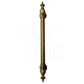 Дверная ручка-скоба Pasini 'Manila' (600/466 mm) матовая бронза