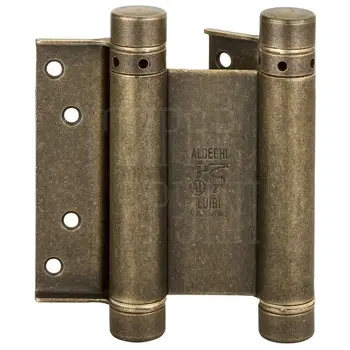 Петля пружинная (барная) Aldeghi 126х42х48 мм с тормозом античная бронза