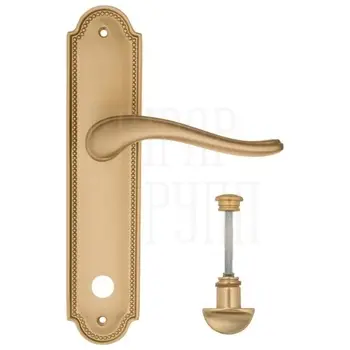 Дверная ручка Fratelli Cattini 'LAVERA' на планке PL248 матовая латунь (wc-2)