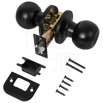 Ручка Punto (Пунто) защелка DK672 BK (фик.) черный