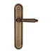 Дверная ручка Fratelli Cattini 'TORCELLO' на планке PL288 , матовая бронза