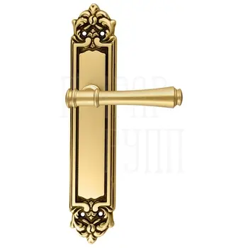 Дверная ручка Extreza 'PIERO' (Пиеро) 326 на планке PL02 французское золото
