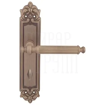 Дверная ручка на планке Melodia 353/229 'Regina' матовая бронза (wc)