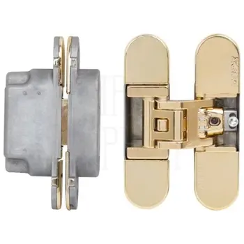 Петля дверная скрытая Koblenz Kubica 6700 DXSX универсальная (50/70 кг) золото