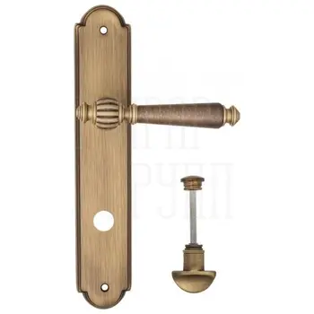 Дверная ручка Fratelli Cattini 'MARANI' на планке PL257 матовая бронза (wc-2)