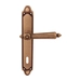 Дверная ручка на планке Melodia 246/158 'Nike', матовая бронза (key)