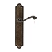 Дверная ручка Extreza 'LINA' (Лина) 313 на планке PL03, античная бронза