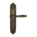 Дверная ручка Venezia 'PELLESTRINA' на планке PL96, античная бронза