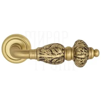Дверная ручка на розетке Venezia 'LUCRECIA' D1 французское золото