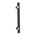 Дверная ручка-скоба Convex 1059 (800/600 мм), черный