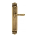 Дверная ручка Venezia "VIGNOLE" на планке PL97, матовая бронза