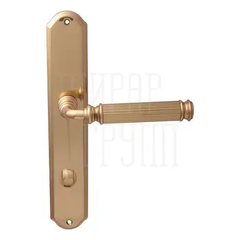 Дверная ручка на планке Melodia 290/131 Ranja полированная латунь (wc)