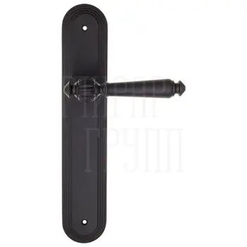 Дверная ручка Fratelli Cattini 'MARANI' на планке PL288 матовый черный