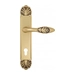Дверная ручка Venezia "CASANOVA" на планке PL87, французское золото (cyl)