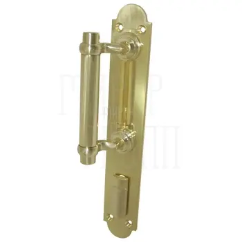 Дверная ручка-скоба SDR1 (280/100 мм) полированная латунь (левая)