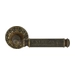 Дверная ручка Extreza "Benito" (Бенито) 307 на круглой розетке R04, античная бронза