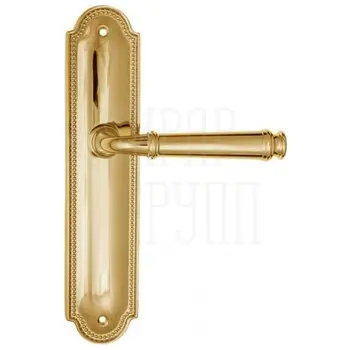 Дверная ручка Fratelli Cattini 'FARFALLA' на планке PL248 полированная латунь