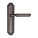 Дверная ручка Fratelli Cattini 'ENCIA' на планке PL248 , античное серебро