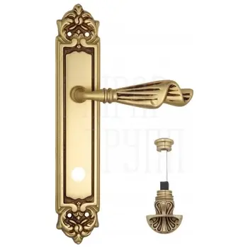 Дверная ручка Venezia 'Opera' на планке PL96 французское золото (wc-4)