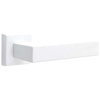 Дверная ручка на розетке Fimet 'Kubo' 1317 (215) матовый белый