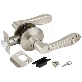 Дверная ручка-защелка Punto (Пунто) DK637 (без фик.) матовый никель