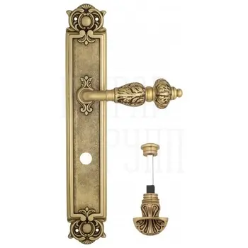 Дверная ручка Venezia 'LUCRECIA' на планке PL97 французское золото (wc-4)