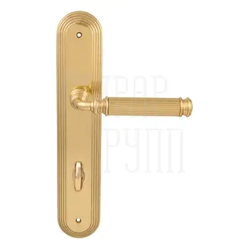 Дверная ручка на планке Melodia 290/235 'Ranja' полированная латунь (wc)