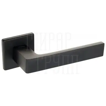 Дверная ручка Fratelli 'BOOM' 8 FS на квадратной розетке черный