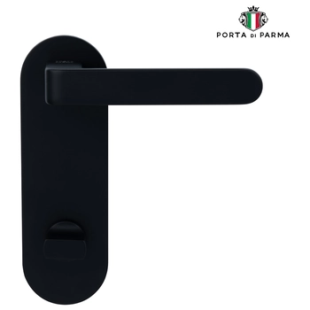 Дверная ручка на планке PORTA DI PARMA 'Fedra' чёрный